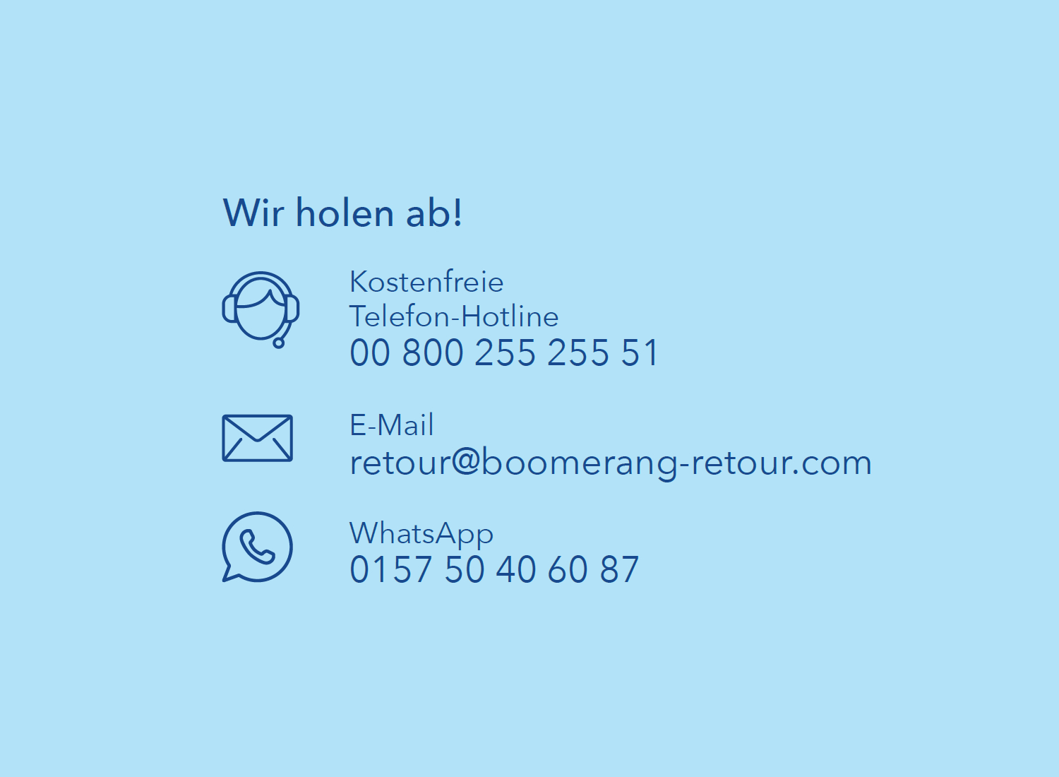 Boomerang Kontakt Paletten