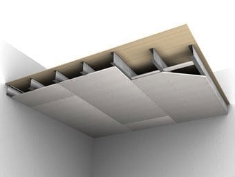 Покажи тавана като част от огнеустойчива покривна конструкция без кухина