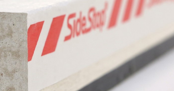 SideStop’s brandwerende kantlatten, ondersteund door PROMATECT-H platen bieden optimale brandbescherming.