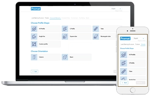 The new Structural Calculator: Specify the materials you need