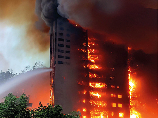 Façades conformes à la législation en matière d’incendie