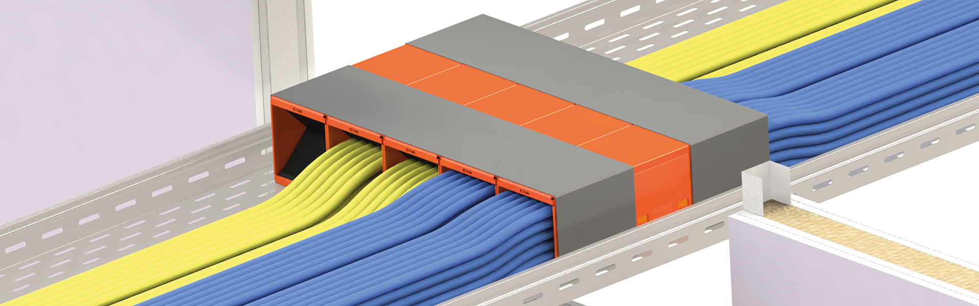 Sécurité incendie de centres de données - EZ Path® & PROMASTOP®-CC Système combiné EZ Path® & PROMASTOP®-CC