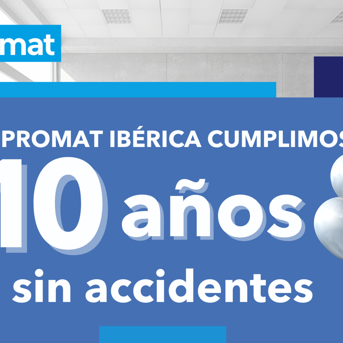 Promat Ibérica cumple 10 años sin accidentes