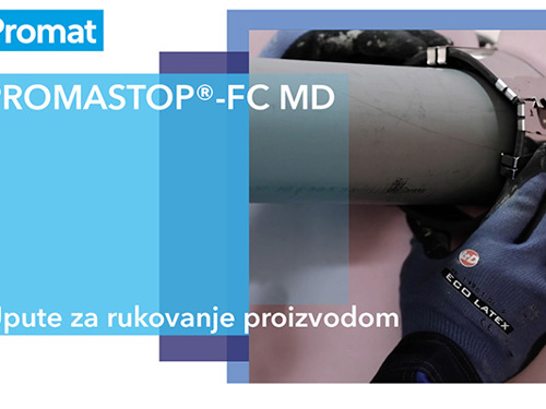 Snimka zaslona videozapisa za rukovanje proizvodom PROMASTOP®-FC MD.