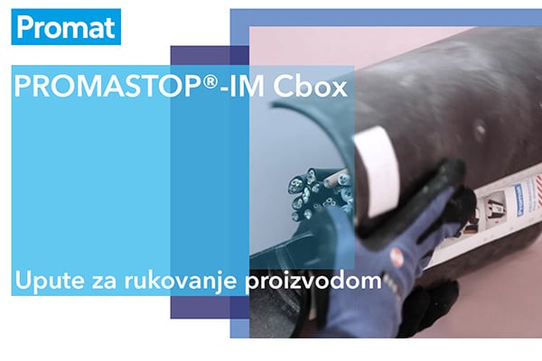 Snimka zaslona videozapisa za rukovanje proizvodom PROMASTOP®-IM Cbox 125.