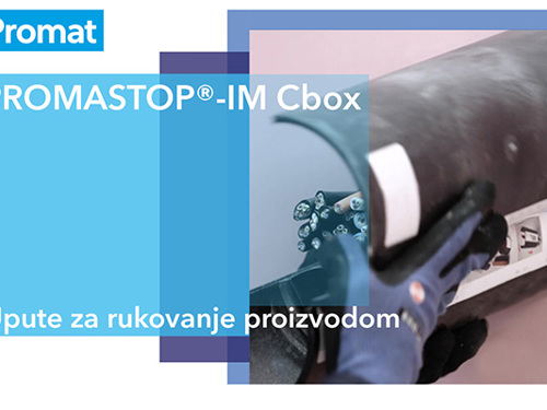 Snimka zaslona videozapisa za rukovanje proizvodom PROMASTOP®-IM Cbox 125.
