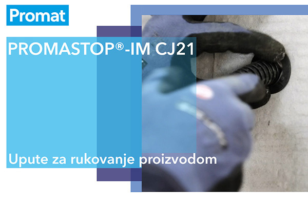 Snimka zaslona videozapisa za rukovanje proizvodom PROMASTOP®-IM-CJ21.