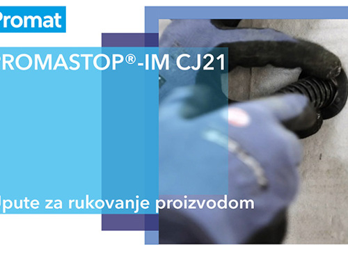 Snimka zaslona videozapisa za rukovanje proizvodom PROMASTOP®-IM-CJ21.