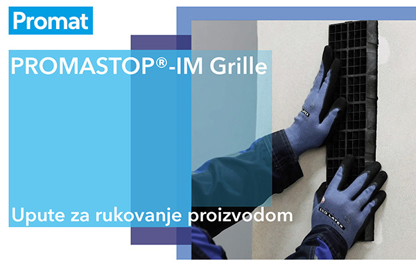 Snimka zaslona videozapisa za rukovanje proizvodom PROMASTOP®-IM Grille.