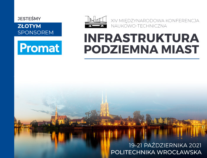 Promat na XIV Międzynarodowej Konferencji Naukowo-Technicznej – miasto Wrocław o zachodzie słońca.