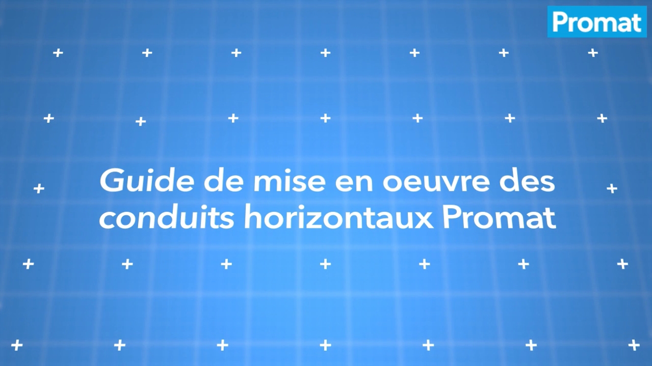 Mise en œuvre de conduits horizontaux - PROMATECT®-L500