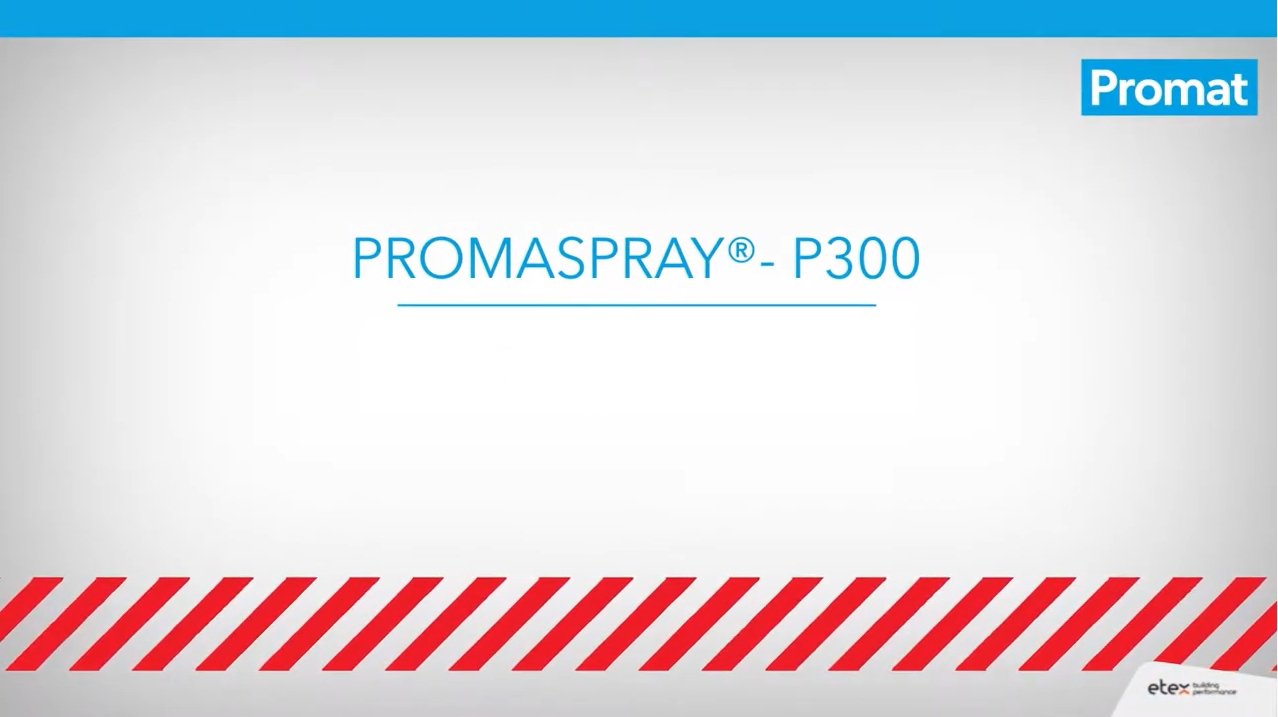 Mise en œuvre du revêtement projeté pâteux PROMASPRAY® P300