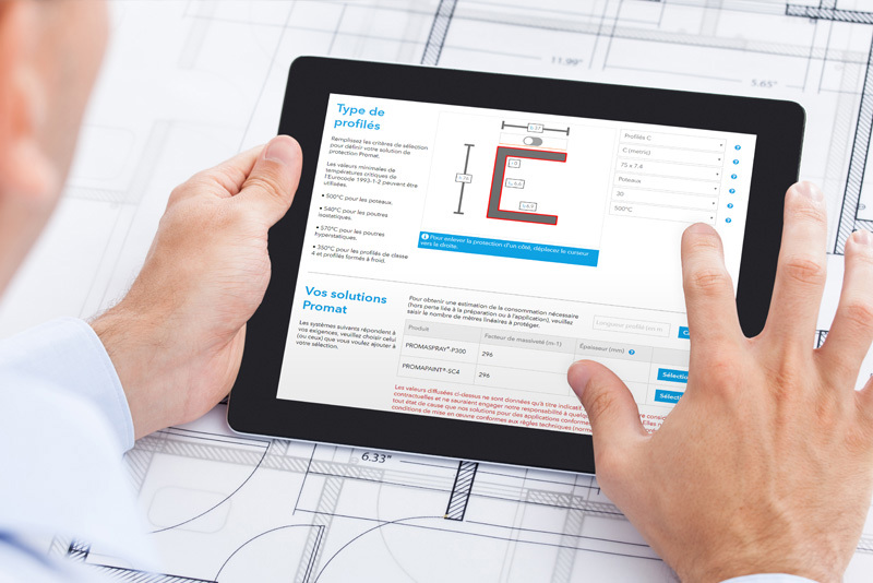 Calculateur Protection Structures Acier Promat